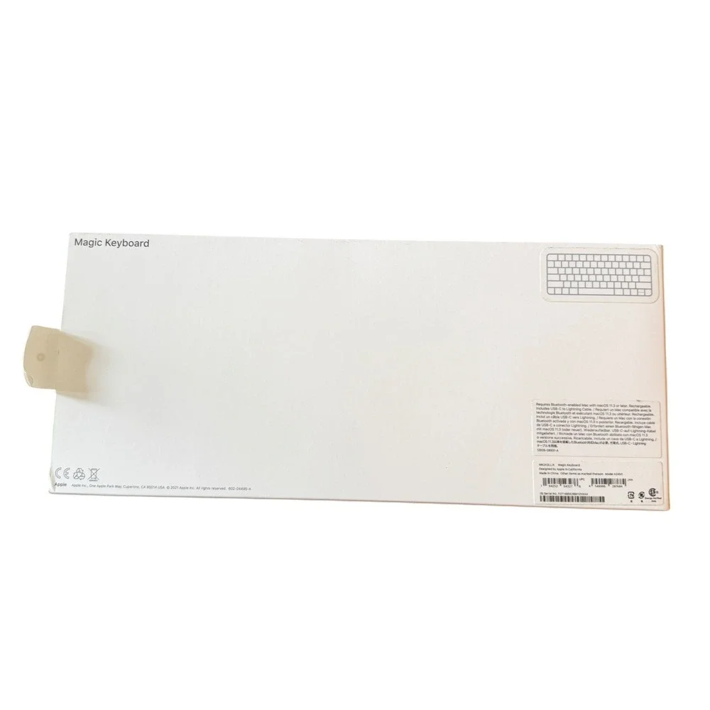 Apple Magic‎ Keyboard Wireless Bluetooth Silver White Model A2450 MK2A3LL/A